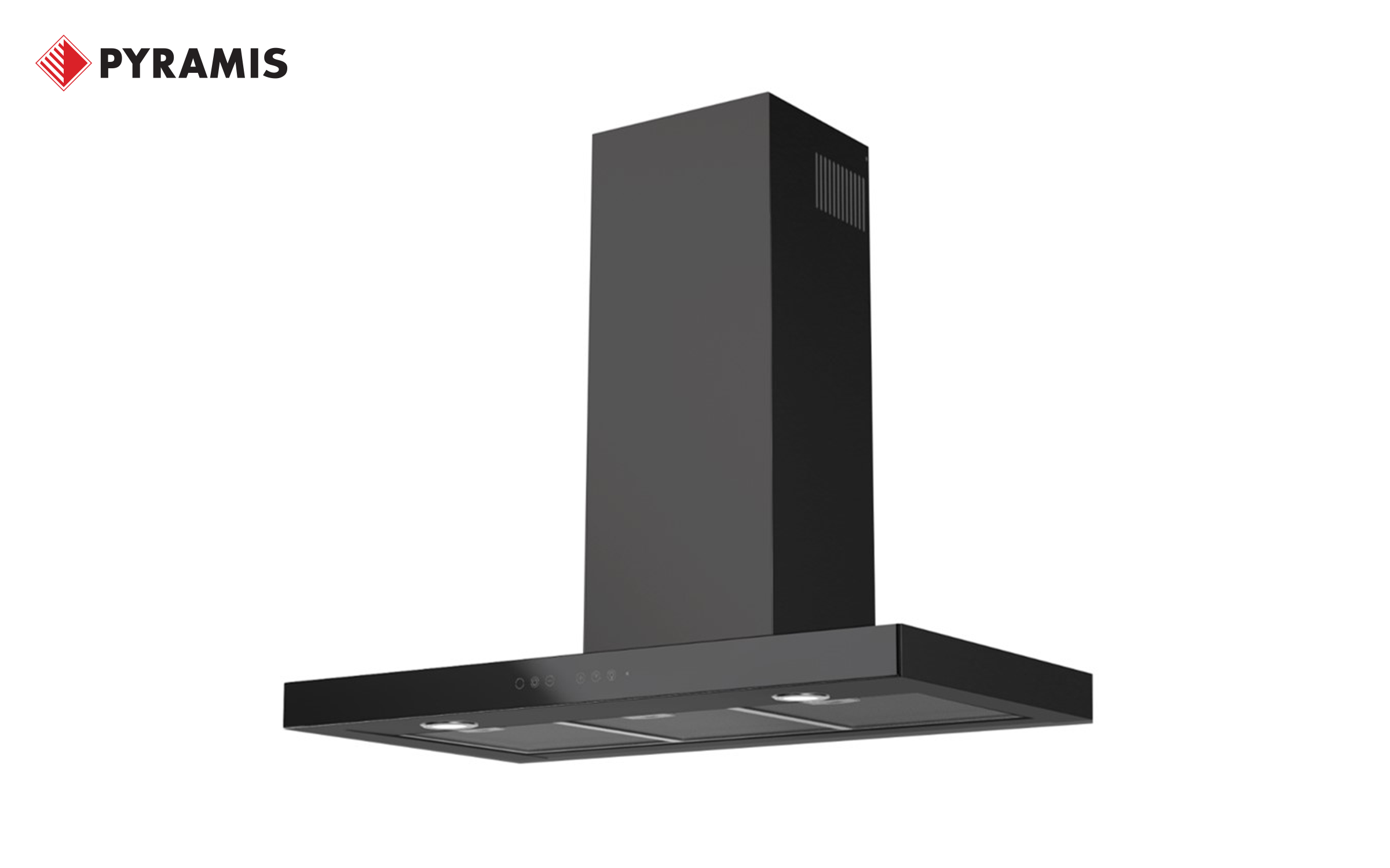 Hota Pyramis AGILO BLACK GLASS, negru  1